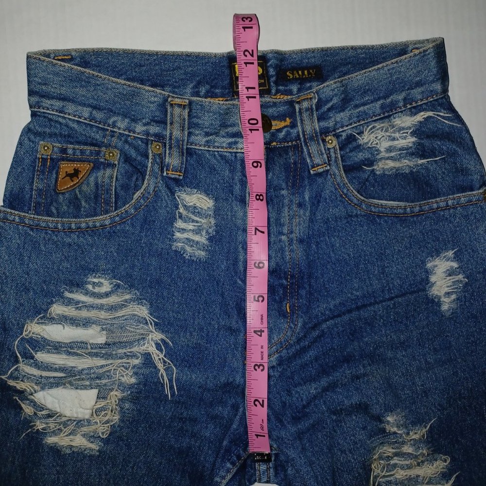 LOIS SALLY DISTRESSED JEANS - Picture 3 of 12